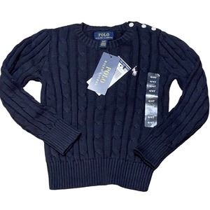 Polo by Ralph Lauren Navy Kids Sweater
